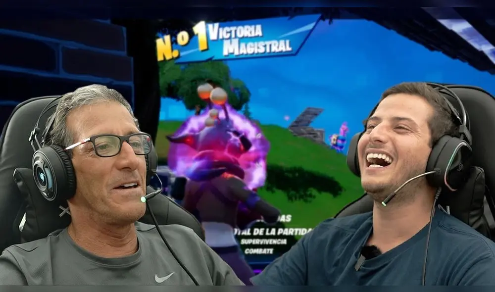 El popular influencer estuvo acompañado de su hijo Lorenzo, conocido como ‘Descocaos’. Foto: captura de YouTube