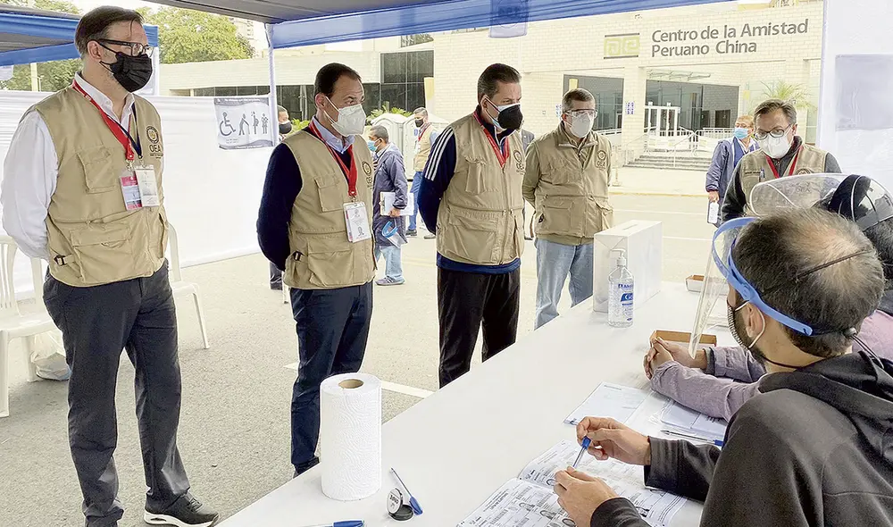 Observadores de la OEA estuvieron presentes en el último proceso electoral de Perú en 2021. Foto: difusión