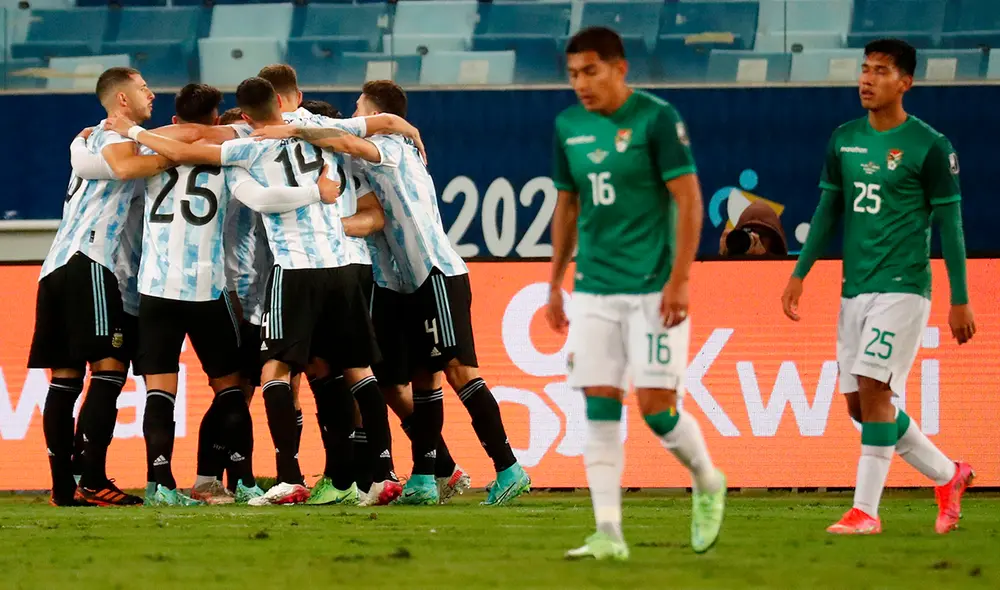 Argentina choca con Bolivia en la última fecha de la Copa América 2021. Foto: EFE Argentina choca con Bolivia en la última fecha de la Copa América 2021. Foto: EFE