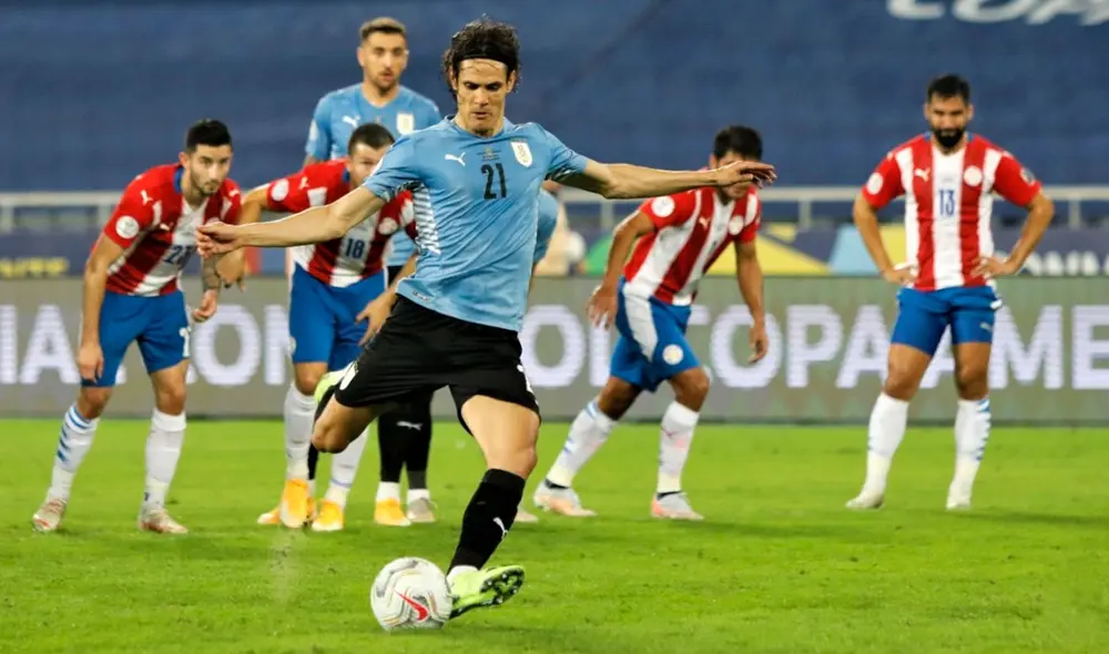 El estadio Nilton Santos alberga el duelo entre Paraguay y Uruguay. Foto: Twitter selección uruguaya