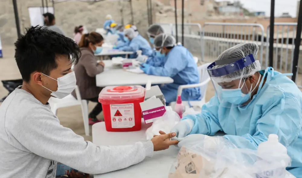 Personas que den positivo a la prueba recibirán un oxímetro y una bolsa con víveres. Foto: Municipalidad de Lima