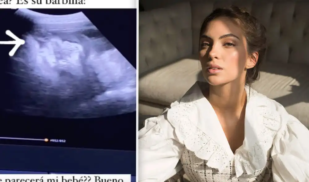 Natalie Vértiz también se preguntó: “¿A quién se parecerá mi bebé? ". Foto: composición Instagram