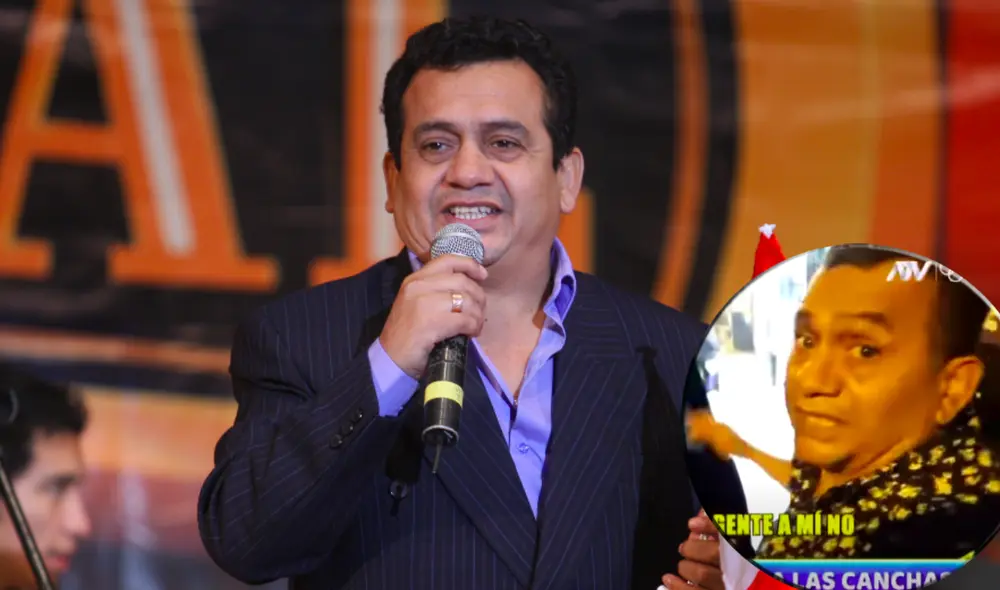 Las cámaras de Magaly Medina abordaron a Tony Rosado mientras era escoltado por su equipo de seguridad. Foto: composición GLR / Captura ATV