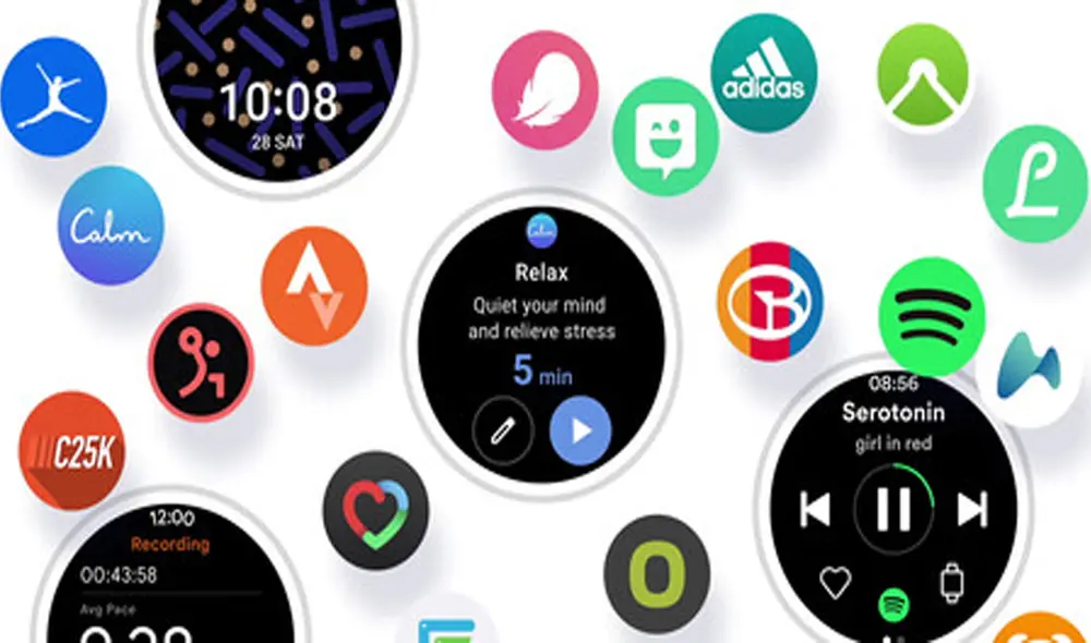 La nueva interfaz de Samsung para sus smartwatch permitirá tener acceso a más aplicaciones. Foto: captura de YouTube