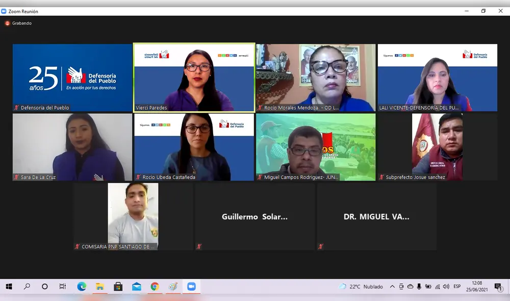 De manera virtual la Defensoría del Pueblo escucha reclamos de provincias de la sierra. Foto: DP