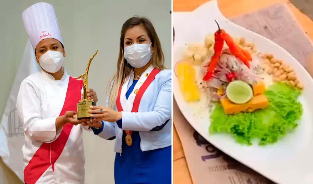 Rosa Amelia Reyes se hizo acreedora a la Cuchara Peruana de Oro. Foto: ARMAP Rosa Amelia Reyes se hizo acreedora a la Cuchara Peruana de Oro. Foto: ARMAP