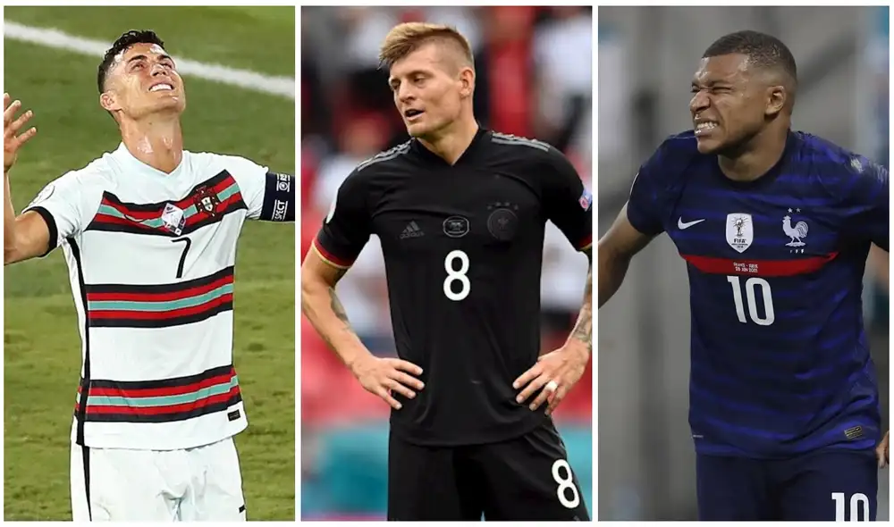 Estrellas como Cristiano Ronaldo, Toni Kroos y Kylian Mbappé quedaron fuera del torneo. Foto: EFE Estrellas como Cristiano Ronaldo, Toni Kroos y Kylian Mbappé quedaron fuera del torneo. Foto: EFE