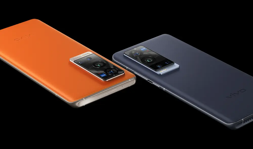 El teléfono está diseñado con una carcasa trasera de cuero liso. Foto: Vivo El teléfono está diseñado con una carcasa trasera de cuero liso. Foto: Vivo