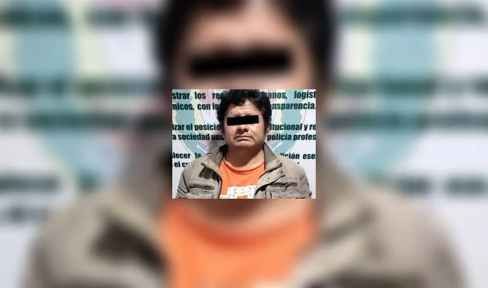 El detenido fue trasladado al Depincri de Paiján para continuar con las investigaciones policiales. Foto: PNP El detenido fue trasladado al Depincri de Paiján para continuar con las investigaciones policiales. Foto: PNP