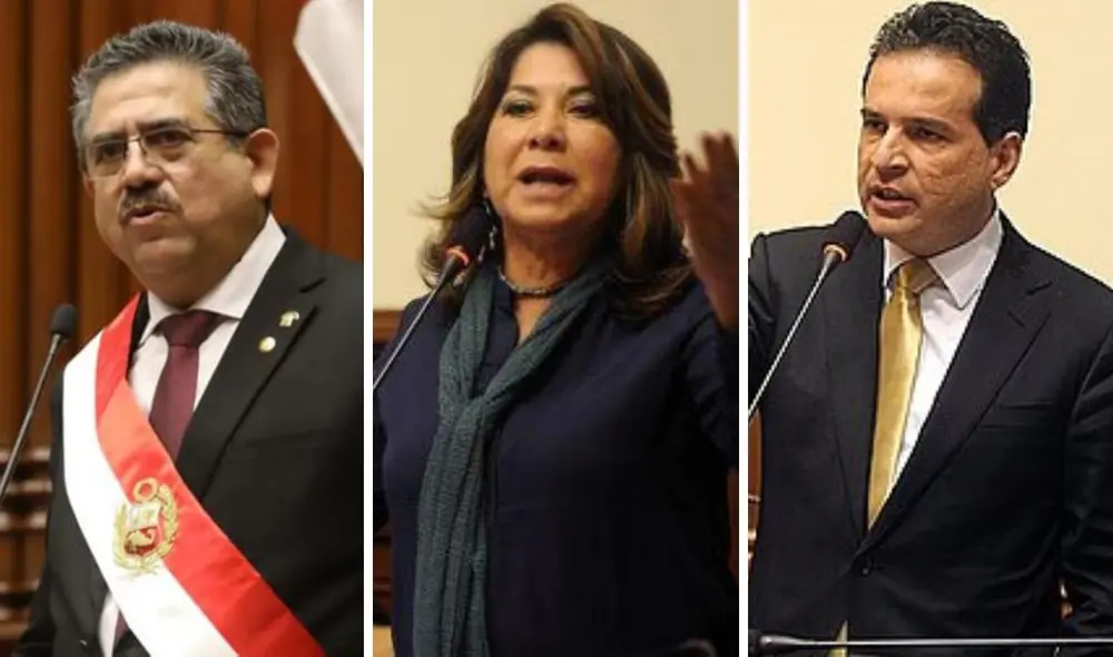 Entre ellos estuvieron Manuel Merino, Martha Chávez y Omar Chehade. Composición: La República