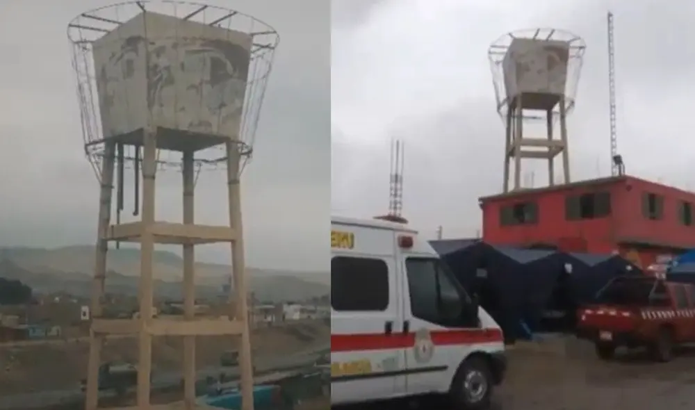 Los bomberos se han mudado a la calle. Foto: captura de ATV