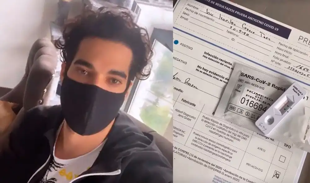 Guty Carrera mostró los resultados de las dos pruebas que se realizó. Foto: Guty Carrera / Instagram Guty Carrera mostró los resultados de las dos pruebas que se realizó. Foto: Guty Carrera / Instagram