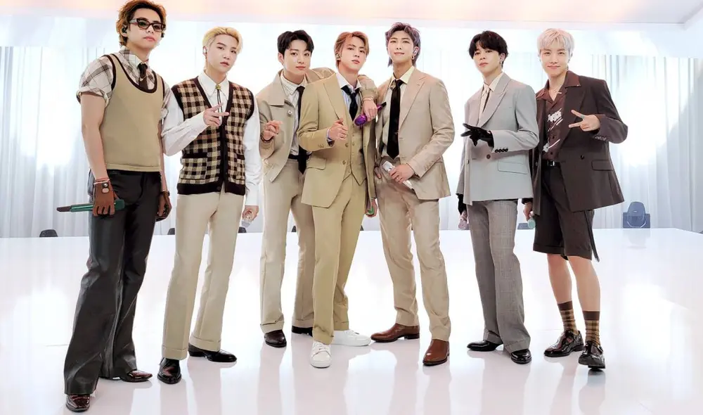 Promocional de BTS para The Music Day. Foto: NTV