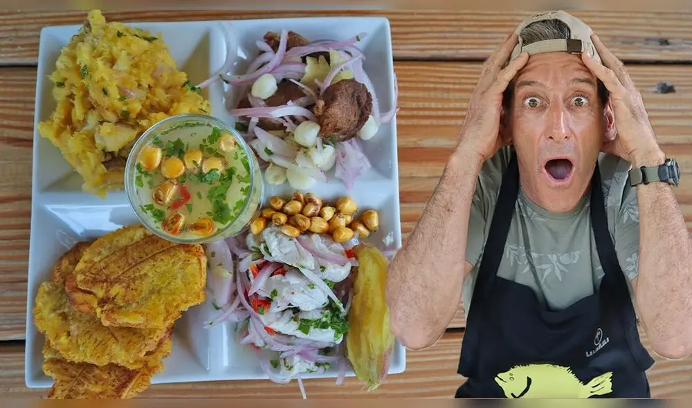 El influencer y su hijo Lorenzo, conocido como ‘Descocaos’, resaltaron la facilidad de preparación del plato. Foto: captura de YouTube