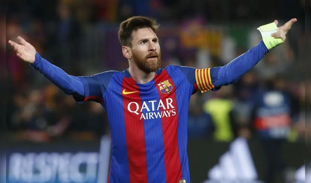 Lionel Messi vistiendo la camiseta de su club de 'toda la vida', el FC Barcelona. Foto: AFP