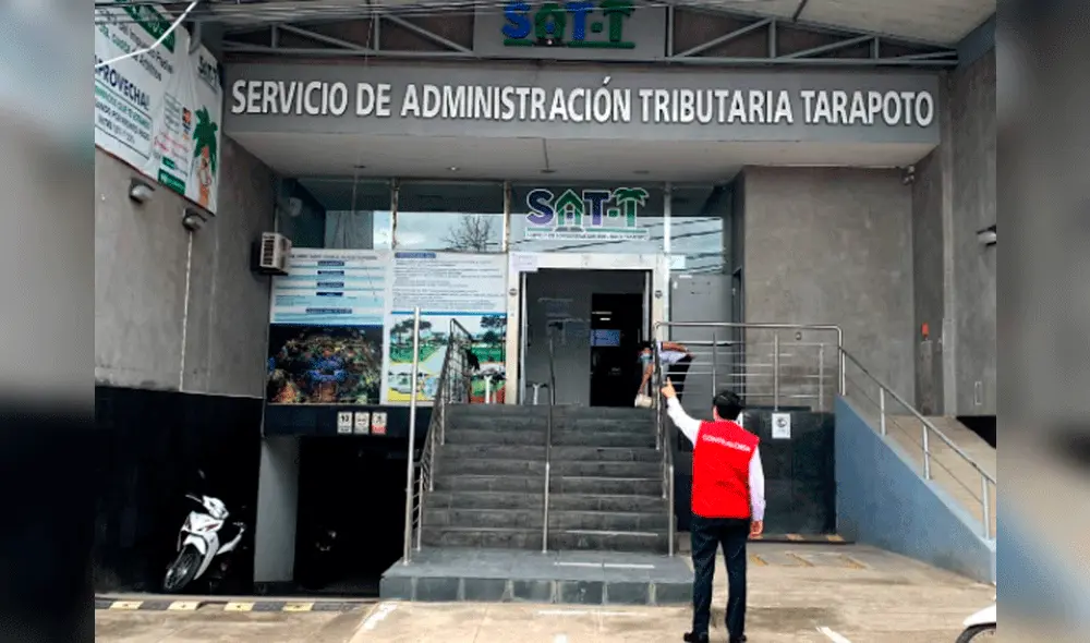 La Contraloría dispuso iniciar acciones legales contra funcionarios del SAT Tarapoto. Foto: Contraloría