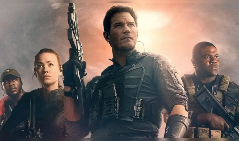 La Guerra del mañana es protagonizada por  Chris Pratt y combina el género bélico con la ciencia ficción. Foto: Paramount Pictures