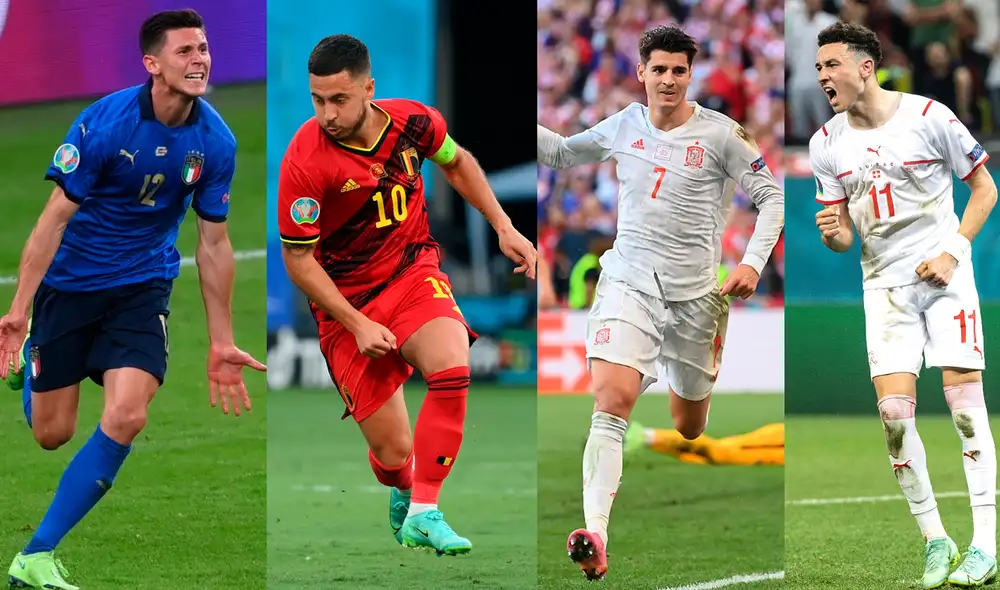 Comienzan los cuartos de final en la Euro 2020. Revisa todo los detalles de los partidos de este viernes 2 de julio. Foto: composición EFE Comienzan los cuartos de final en la Euro 2020. Revisa todo los detalles de los partidos de este viernes 2 de julio. Foto: composición EFE
