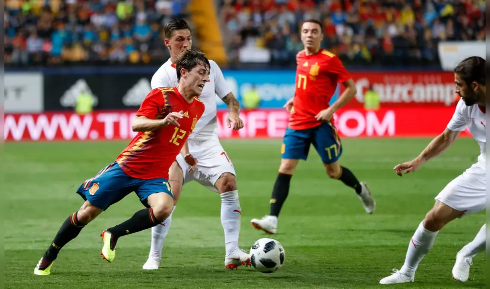 España y Suiza se enfrentan por el pase a semifinales de la Eurocopa 2021 este viernes 2. Foto: EFE