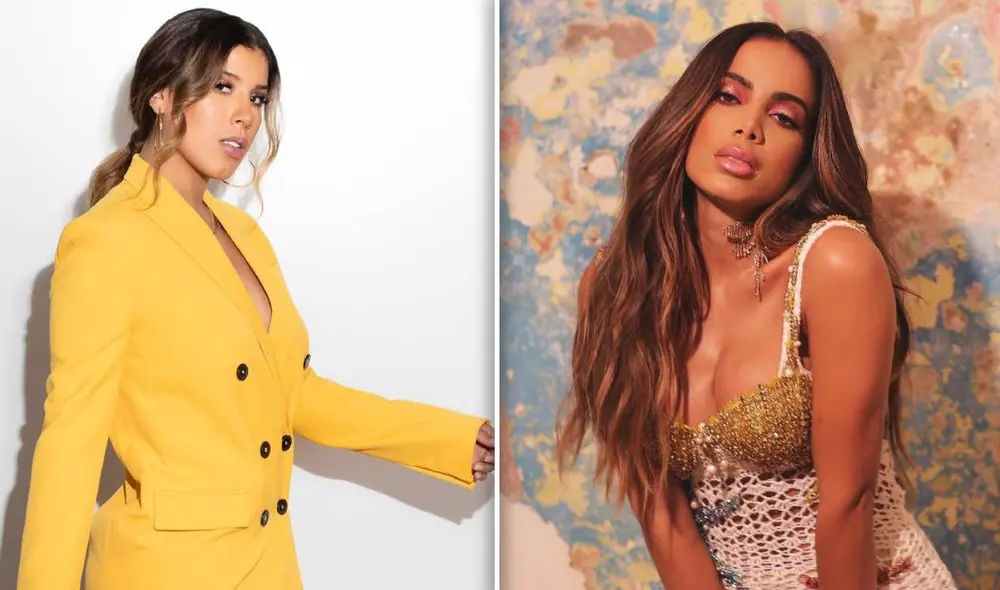 “Muchas gracias por todo. Es un placer estar acá", dijo Anitta al recibir su premio. Foto: composición/Instagram