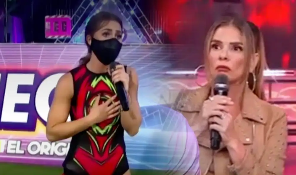 Ducelia Echevarría se mostró bastante confundida con la decisión tomada. “¿Por qué? ¿Qué dije de malo", expresó. Foto: captura América TV