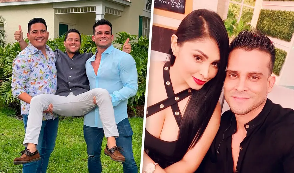 El cumbiambero no pudo pasar el Día del Padre al lado de Pamela Franco y su hija por motivos laborales. Foto: composición/Christian Domínguez/Instagram