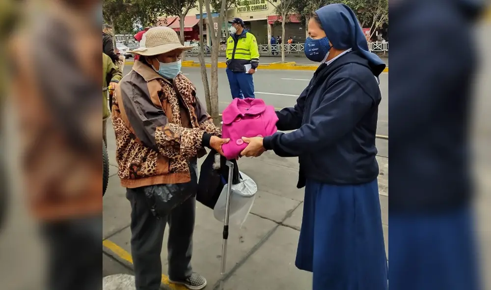 Beneficiarios de comedor recibirán prendas de vestir donadas. Foto: Hijas de la Caridad de San Vicente de Paúl Beneficiarios de comedor recibirán prendas de vestir donadas. Foto: Hijas de la Caridad de San Vicente de Paúl