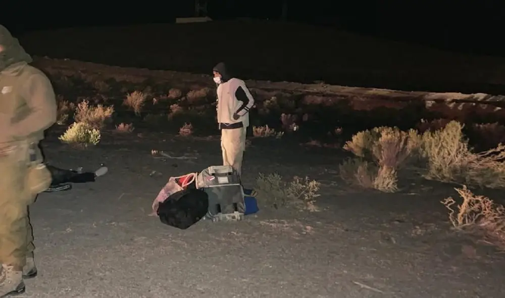 La mujer viajaba con su yerno y un conocido. Foto: Carabineros de Chile