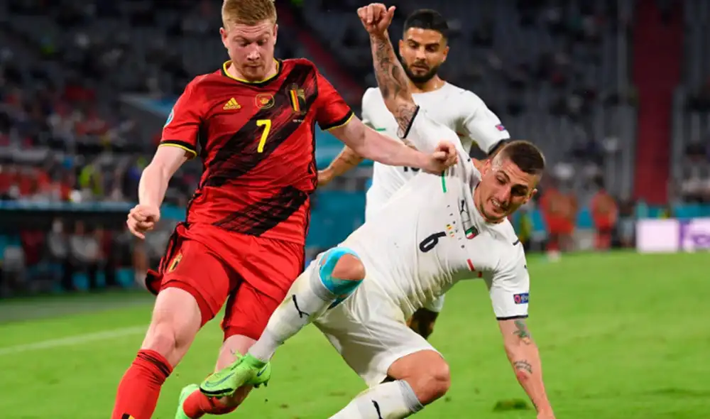 Bélgica e Italia disputan un puesto en las semifinales. Foto: EFE