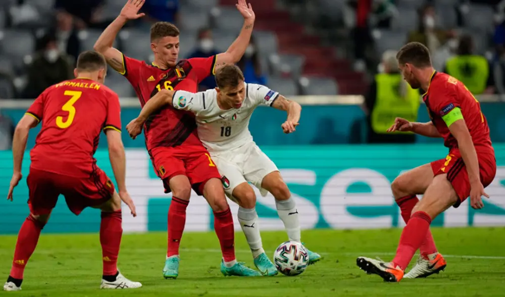 Bélgica e Italia disputan un puesto en las semifinales. Foto: EFE Bélgica e Italia disputan un puesto en las semifinales. Foto: EFE