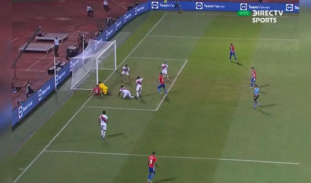 Gabriel Ávalos empató el partido a poco del final. Foto: DirecTV Sports Gabriel Ávalos empató el partido a poco del final. Foto: DirecTV Sports