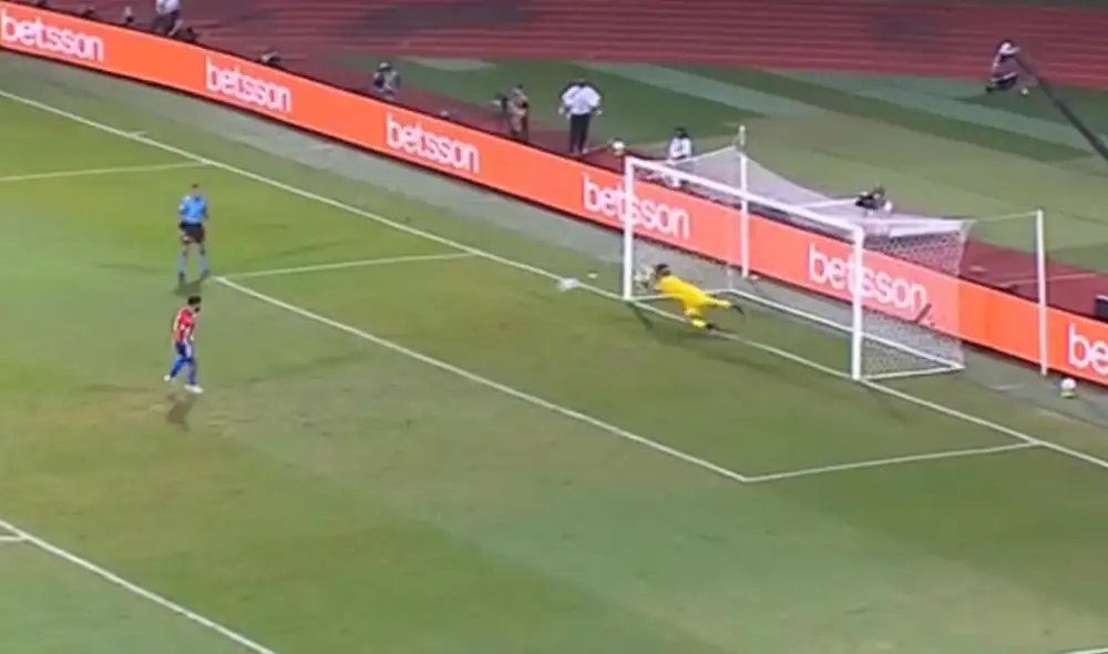 Perú logró imponerse ante Paraguay y conseguir su clasificación a semifinales. Foto: Captura América TV Perú logró imponerse ante Paraguay y conseguir su clasificación a semifinales. Foto: Captura América TV