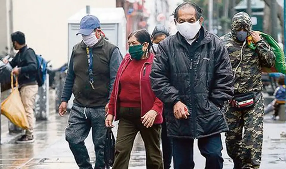 Mal tiempo. El descenso de la temperatura será más notorio en las noches, señala el Senamhi. Foto: difusión