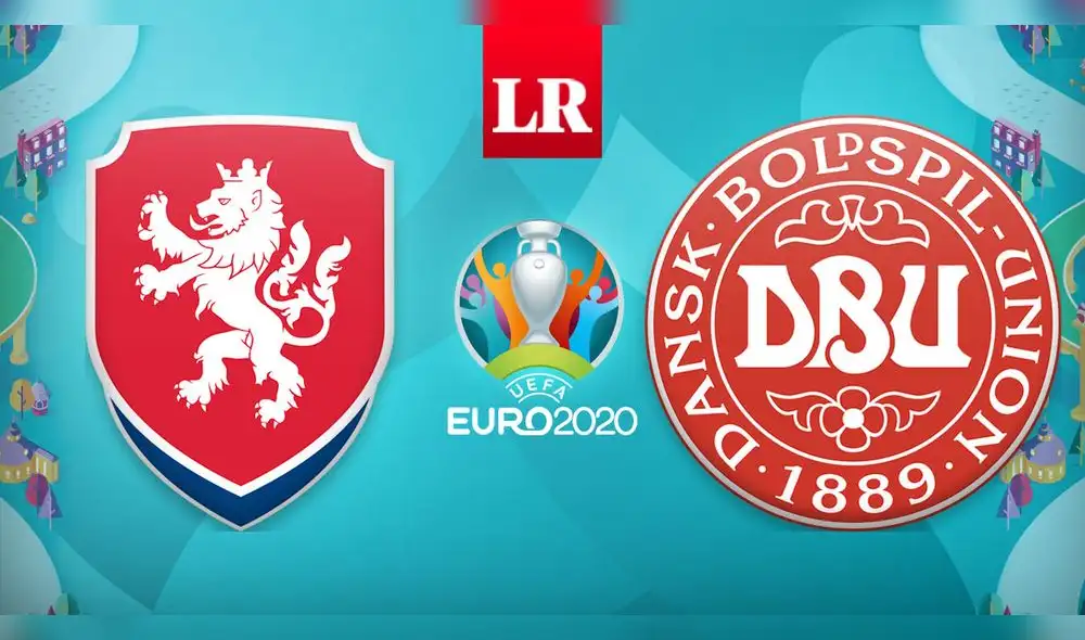 República Checa vs. Dinamarca se jugará en el marco de los cuartos de final de la Eurocopa 2021. Foto: composición La República