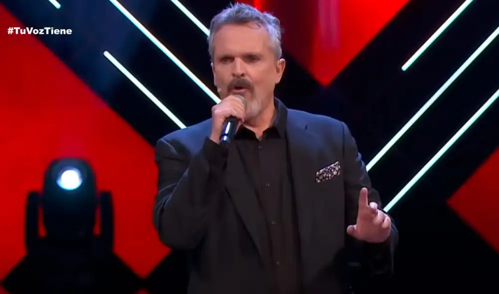 Miguel Bosé interpretó su clásico tema “Te amaré” en una reciente edición de La voz México, donde se desempeña como coach. Foto: captura La voz