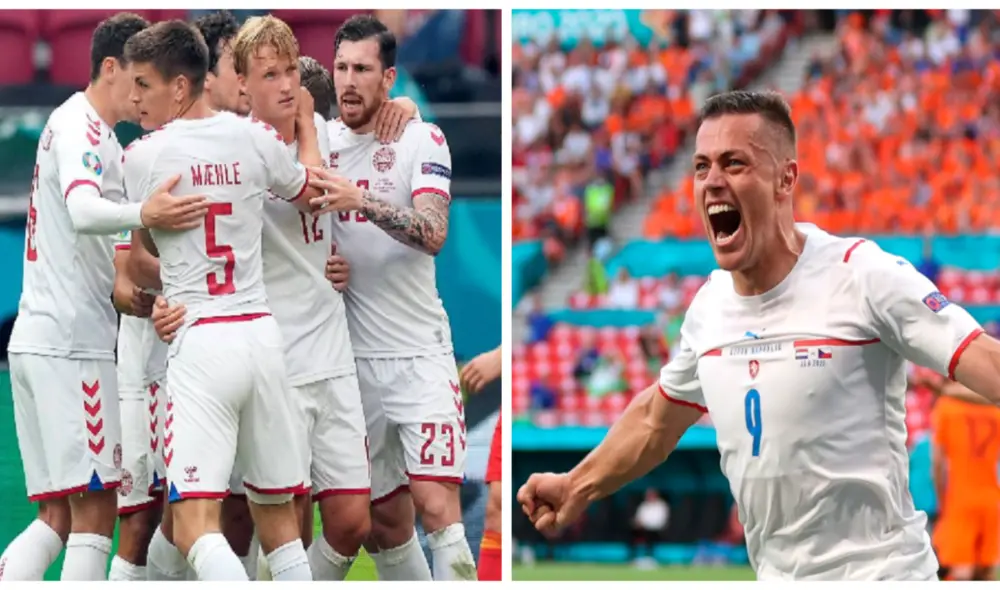 La fase eliminatoria de la Eurocopa ya está aquí, conoce los detalles del enfrentamiento entre Dinamarca vs. Republica Checa. Foto: composición EFE La fase eliminatoria de la Eurocopa ya está aquí, conoce los detalles del enfrentamiento entre Dinamarca vs. Republica Checa. Foto: composición EFE