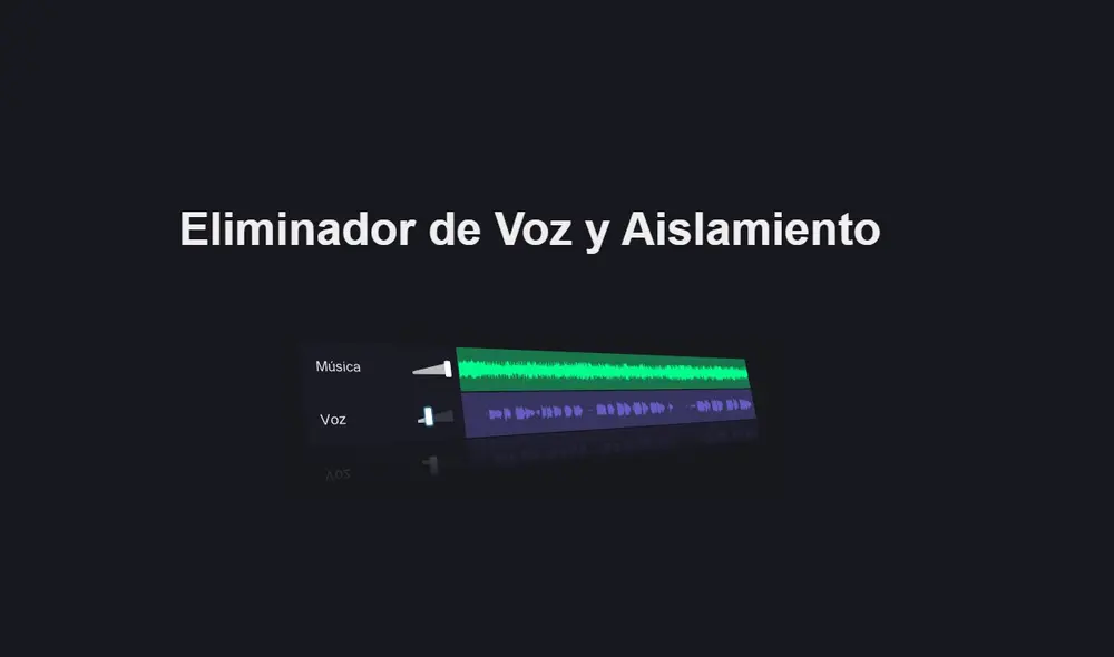 La herramienta no necesita instalación y acepta cualquier tema en MP3. Foto: captura de Vocal Remover La herramienta no necesita instalación y acepta cualquier tema en MP3. Foto: captura de Vocal Remover