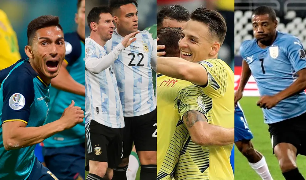 Argentina, Ecuador, Colombia, y Uruguay definirán a los próximos semifinalistas de la Copa América. Foto: Difusión Argentina, Ecuador, Colombia, y Uruguay definirán a los próximos semifinalistas de la Copa América. Foto: Difusión