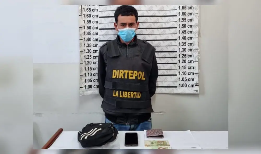 Se conoció que el detenido registra antecedentes penales por el delito contra la vida, el cuerpo y la salud. Foto: PNP