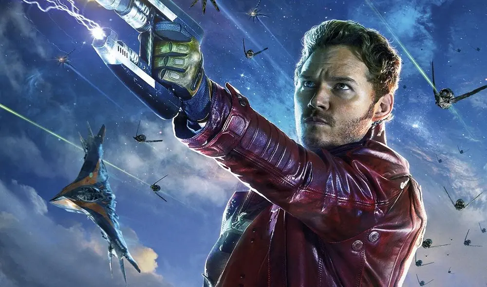 Chris Pratt interpreta a Star Lord en la saga de Guardianes de la Galaxia. Foto: Marvel Chris Pratt interpreta a Star Lord en la saga de Guardianes de la Galaxia. Foto: Marvel