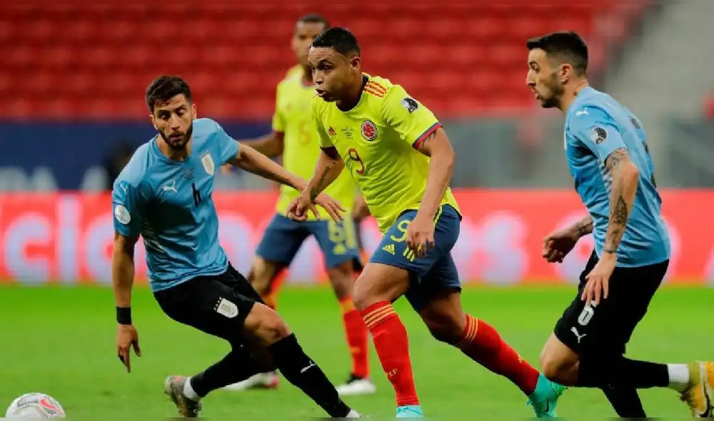 Colombia vs. Uruguay se miden EN VIVO vía Win Sports por los cuartos de final de la Copa América 2021. Foto: EFE Colombia vs. Uruguay se miden EN VIVO vía Win Sports por los cuartos de final de la Copa América 2021. Foto: EFE