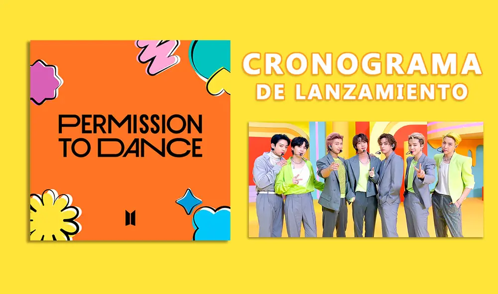 Sigue los eventos que se realizarán en el estreno de "Permission to dance". Foto: BIGHIT Music