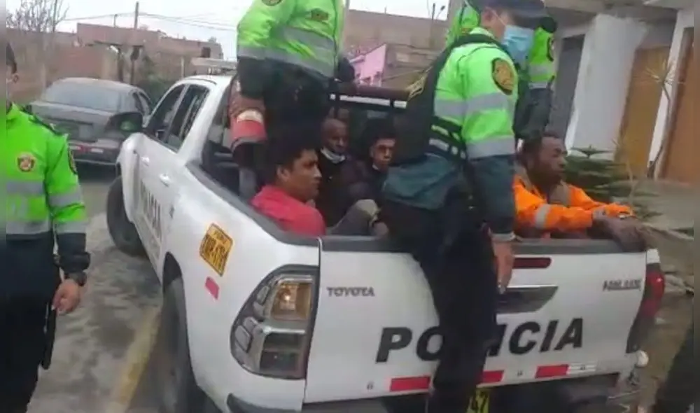 Los detenidos fueron llevados a la comisaría de Mateo Pumacahua. Foto: Municipalidad de Surco Los detenidos fueron llevados a la comisaría de Mateo Pumacahua. Foto: Municipalidad de Surco