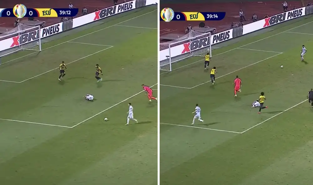 Messi se reivindicó de un fallo anterior con una excelente asistencia para De Paul. Foto: captura de video/TV Pública Messi se reivindicó de un fallo anterior con una excelente asistencia para De Paul. Foto: captura de video/TV Pública