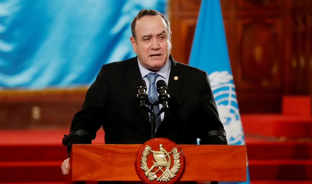 Alejandro Giammattei, presidente de Guatemala. Foto: Esteban Biba/EFE Alejandro Giammattei, presidente de Guatemala. Foto: Esteban Biba/EFE