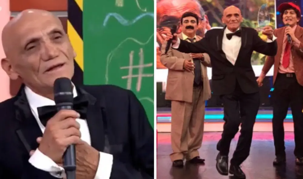 'Felpudini' se mostró muy emocionado por el cariño que recibió en el programa. Foto: captura de América TV