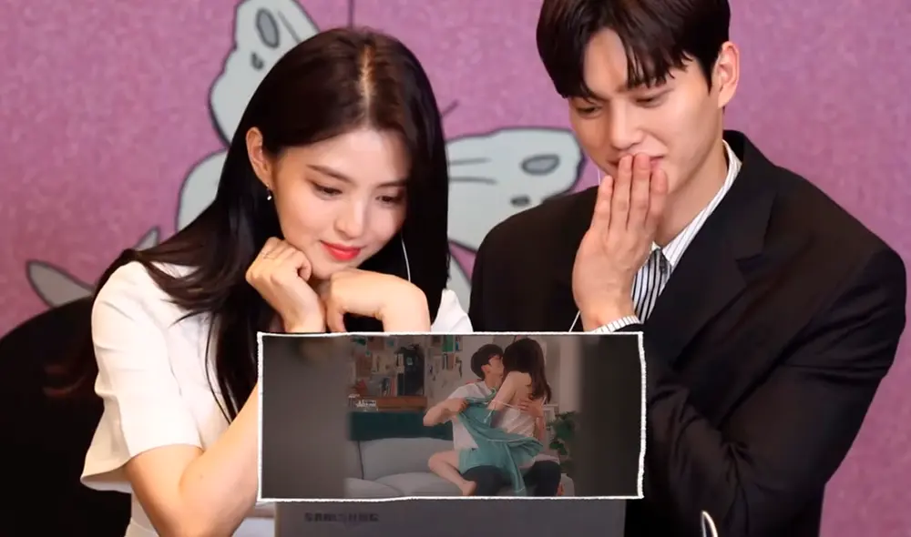 Song Kang y Han So Hee revisan sus escenas en Nevertheless. Foto: captura YouTube/referencial