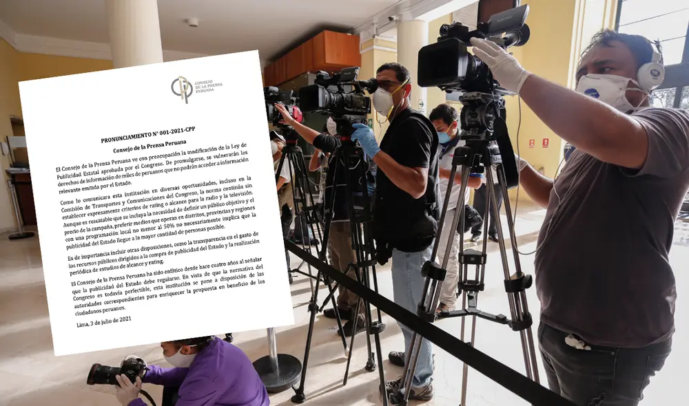 Organismo se puso a disposición para mejorar la autógrafa aprobada por el Parlamento. Foto: La República Organismo se puso a disposición para mejorar la autógrafa aprobada por el Parlamento. Foto: La República