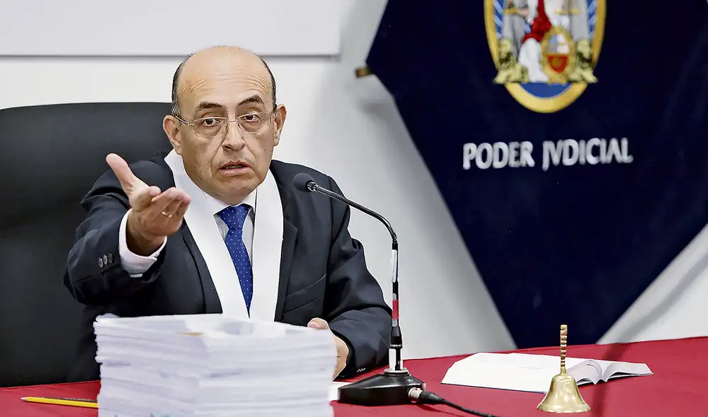 Plazos. Juez Víctor Zúñiga atiende pedido de ampliación que hizo la defensa de la acusada por organización criminal Keiko Fujimori. Foto: Aldair Mejía/La República