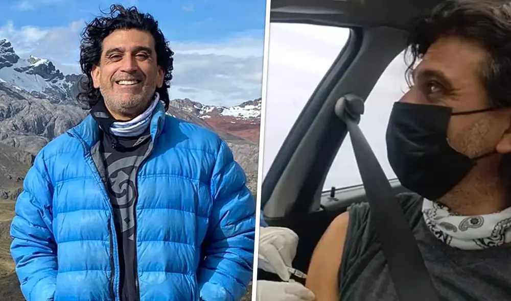 Manolo del Castillo, conductor de Reportaje al Perú, se suma a campaña de vacunación contra la COVID-19. Foto: Manolo del Castillo/ Facebook